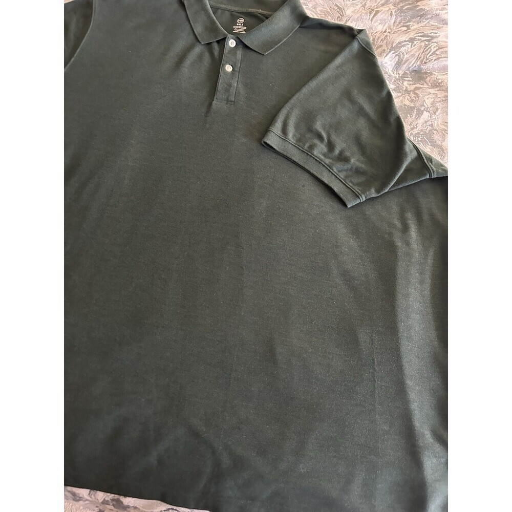 Men’s Big N Tall Sz 5X Green H &B  Polo